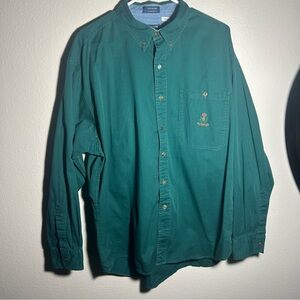 Vintage Green Ralph Lauren Chaps Button Down